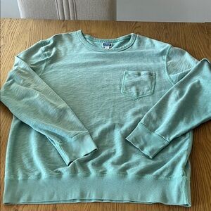 J. Crew Men's Mint Green Crewneck Sweater